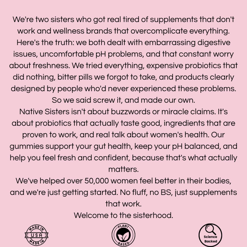 NativeSisters™- Women's Probiotic Gummies