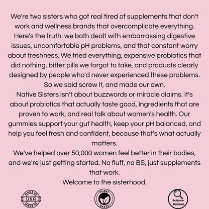 NativeSisters™- Women's Probiotic Gummies