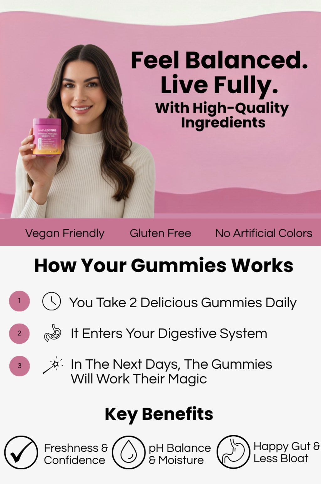 NativeSisters™- Women's Probiotic Gummies